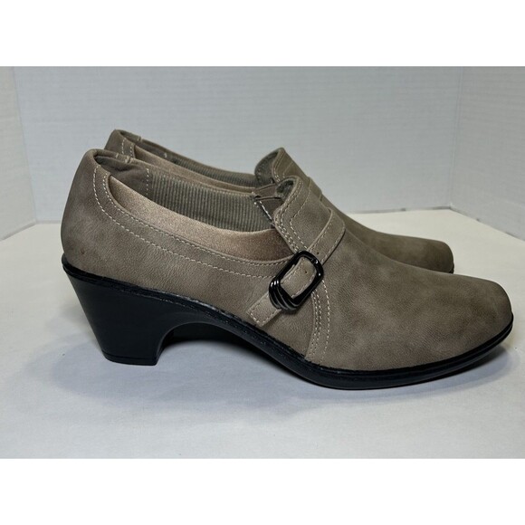 Easy Street Comfort Wave Women's Tawney Heel Booties Taupe Size 9.5N - Picture 2 of 7